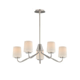 Durham Chandelier Satin Nickel by Maxim Lighting