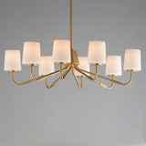 Durham Chandelier Natural Aged Brass by Maxim Lighting