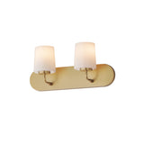 Durham Strip Vanity Light Natural Aged Brass by Maxim Lighting