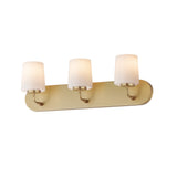 Durham Strip Vanity Light Natural Aged Brass by Maxim Lighting