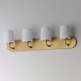 Durham Strip Vanity Light Natural Aged Brass by Maxim Lighting