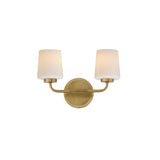Durham Vanity Light Natural Aged Brass by Maxim Lighting
