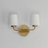 Durham Vanity Light Natural Aged Brass by Maxim Lighting