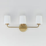 Durham Vanity Light Natural Aged Brass by Maxim Lighting
