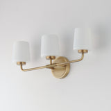 Durham Vanity Light Natural Aged Brass by Maxim Lighting