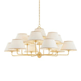 Durland Chandelier - 13-Light - Aged Brass by Hudson Valley