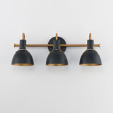 Dusk Wall Sconce Vanity Light Black / Antique Brass by Maxim Lighting