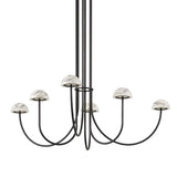 Dussa Chandelier By Aromas Del Campo, Finish: Black, Color: Matte White