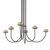 Dussa Chandelier By Aromas Del Campo, Finish: Black, Color: Travertine