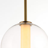 Gold Axle Pendant Light by ET2