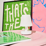Edison La Surprise Table Lamp - on a pink side table