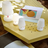 Edison The Mini Table Lamp (Set of 3) - on a garden table