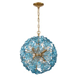 Esme 18.25'' Aged Brass Chandelier by Crystorama