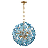 Esme 18.25'' Aged Brass Chandelier by Crystorama