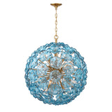 Esme 28'' Aged Brass Chandelier by Crystorama