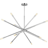Eastyn Chandelier — 36 7/8", Polished Nickel