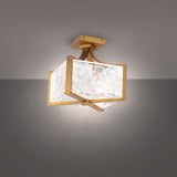 Eblem Semi Flush Mount Aged Brass By Modern Forms