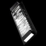 Echelon Wall Sconce Small Black By Schonbek Beyond - Side View