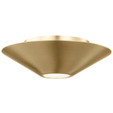 Echo Flush Mount Burnished Brass By Visual Comfort Studio