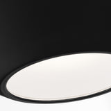 Echo Flush Mount Medium Midnight Black By Visual Comfort Studio - Detailed View