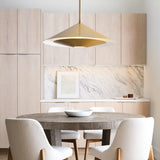 Echo Pendant Medium Burnished Brass By Visual Comfort Studio - Lifestyle View2