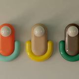 Éclair Wall Sconce Orange Fox Blue By Ferroluce - Lifestyle View1