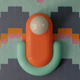 Éclair Wall Sconce Orange Fox Blue By Ferroluce - Lifestyle View