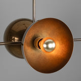 Eclipse Brass Dome Chandelier - Antique Brass