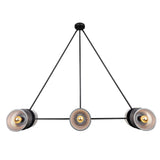 Eclipse Chandelier - Matt Black