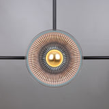Eclipse Chandelier - Matt Black