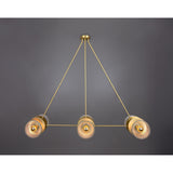 Eclipse Chandelier - Satin Brass