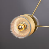 Eclipse Chandelier - Satin Brass