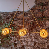 Eclipse Chandelier - Satin Brass
