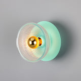 Eclipse Coloured Wall Light - Mint Turquoise