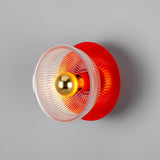 Eclipse Coloured Wall Light - Red