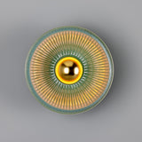 Eclipse Coloured Wall Light - Sage Green