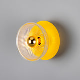 Eclipse Coloured Wall Light - Yellow