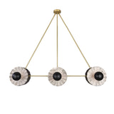 Eclipse Kapok Chandelier - Satin Brass