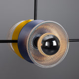 Eclipse Multicoloured Chandelier - Matte Black