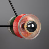 Eclipse Multicoloured Chandelier - Matte Black
