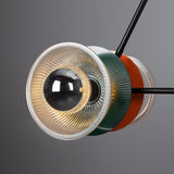 Eclipse Multicoloured Chandelier - Matte Black