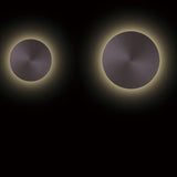 Eclipse Wall Sconce Small Brushed Taupe By PageOne Lifstyle View2