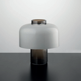 Eden Table Lamp Smoked Di Glass