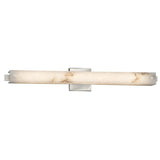 Edge Bath Bar Brushed Nickel Medium By Justice Design