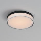 Edge LED Flush Mount Black Small By Maxim Lighting With Light
