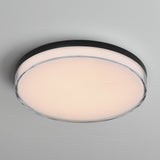Edge LED Flush Mount Black Medium By Maxim Lighting With Light