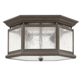 Edgewater Small Flush Mount - Oil Rubbed Bronze - by Hinkley