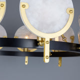Edinburgh Alabaster Chandelier - Polished Brass