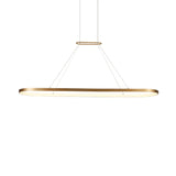 Eerie Pendant — 59 Inch, Antique Brass