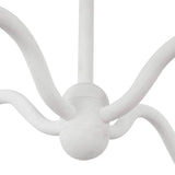 Effie Chandelier 27 Inch Antique White Optal Glass By Alora - Detailed View1